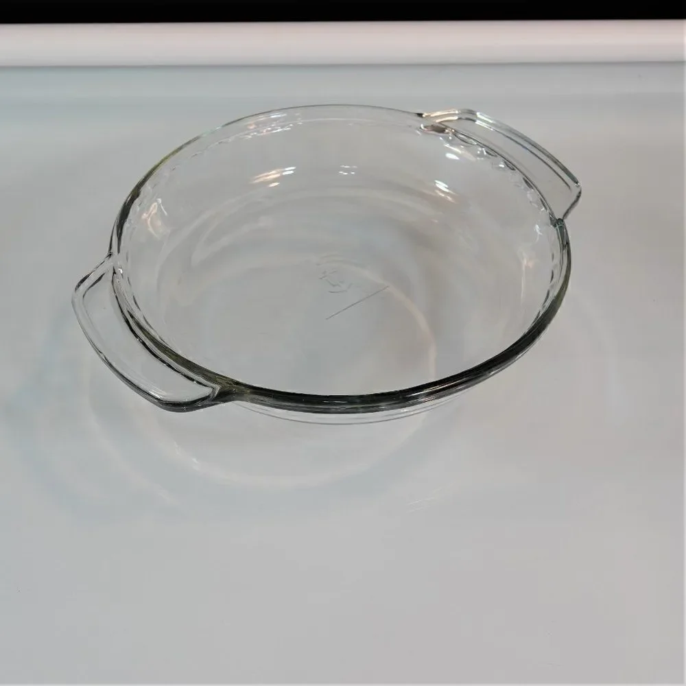 Anchor Hocking Clear Glass Pie Dish